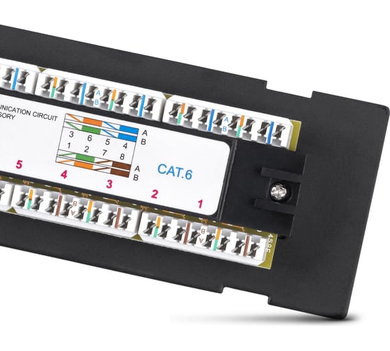 Патч-панель Cabeus настенная, 12 портов RJ-45, категория 6, PL-12-Cat.6-WL-Dual