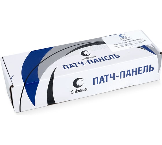 Патч-панель Cabeus настенная, 12 портов RJ-45, категория 6, PL-12-Cat.6-WL-Dual