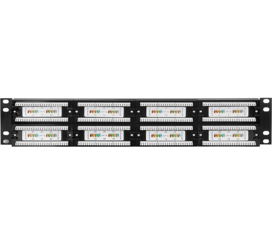 Патч-панель ExeGate EPP3-19-48-8P8C-C5e-110D.19.UTP.48.port.cat.5e.dual.IDC.2U.RoHS 256753