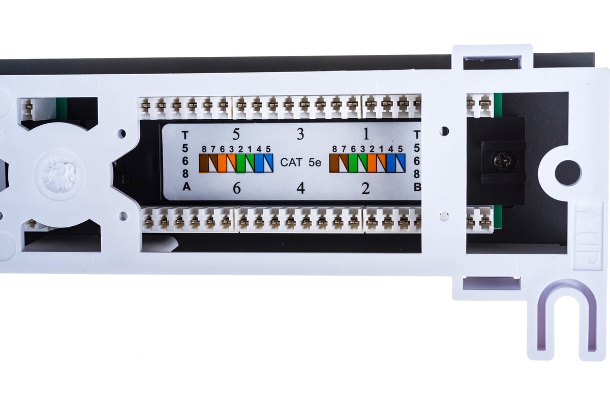 Патч-панель ExeGate EPPW-12-8P8C-C5e-FR  UTP.настенная.12.port.cat.5e.dual.IDC.RoHS 256754