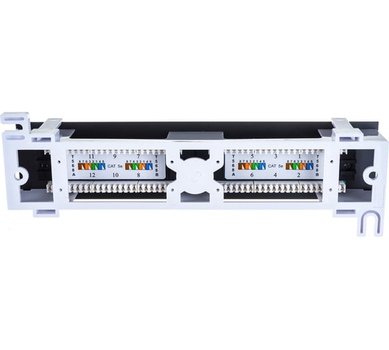 Патч-панель ExeGate EPPW-12-8P8C-C5e-FR UTP.настенная.12.port.cat.5e.dual.IDC.RoHS 256754