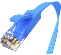 Патч-корд RJ45 GCR PROF 20.0m, UTP медь категории 6, синий, 30 AWG, 10 Гбит/с, T568B VIVLNIC621-20.0m