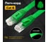 Патч-корд RJ45 GCR PROF 7.5m, UTP медь категории 6, зеленый, 30 AWG, 10 Гбит/с, T568B VIV52I844 2