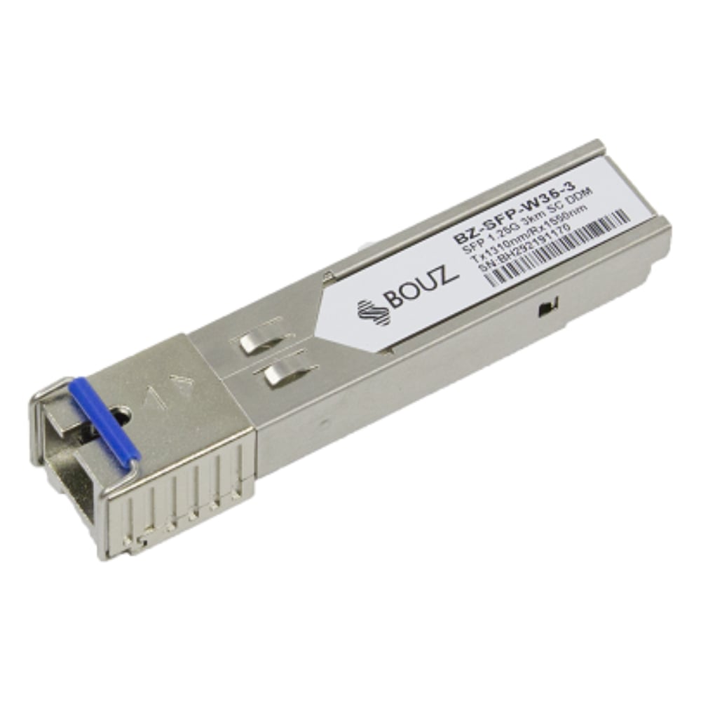 Модуль SFP BOUZ 1.25G WDM до 3км Tx 1310нм/Rx 1550нм SC DDM BZ-SFP-W35 ...