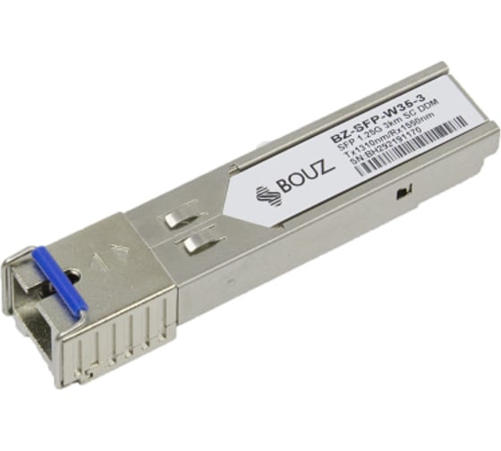 Модуль SFP BOUZ 1.25G WDM до 3км Tx 1310нм/Rx 1550нм SC DDM BZ-SFP-W35-3 1