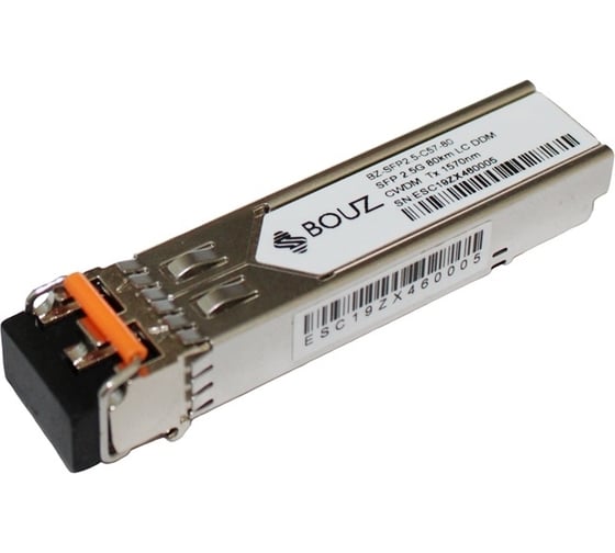 Модуль SFP BOUZ 2.5G CWDM до 80км Tx 1570нм LC DDM BZ-SFP2.5-C57-80 1