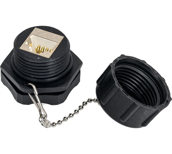 Индустриальный модуль LANMASTER Keystone RJ45, категория6, STP, 180 градусов, IP68 LAN-OK45S6/180-WP