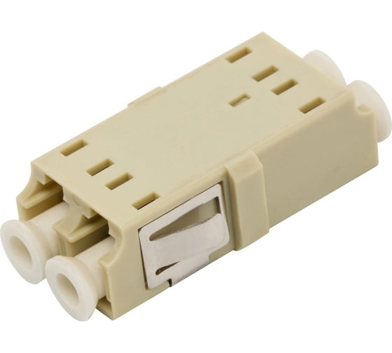 Оптический адаптер LANMASTER LC, MM, корпус SC, без фланцев, дуплексный LAN-2LCS/NF-AM-MM 1