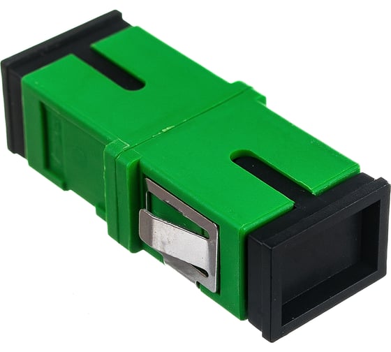Оптический адаптер LANMASTER SC/APC, без фланцев, SM, симплексный LAN-SC/NF-AM-APC