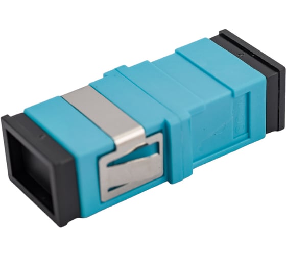 Оптический адаптер LANMASTER SC, без фланцев, OM3, симплексный LAN-SC/NF-AM-OM3 1