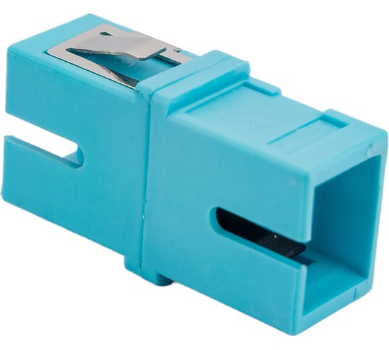 Оптический адаптер LANMASTER SC, без фланцев, OM3, симплексный LAN-SC/NF-AM-OM3