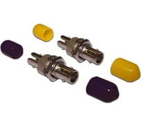 Оптический адаптер LANMASTER ST, SM, дуплексный LAN-2ST-AM-SM