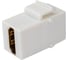 Вставка LANMASTER Keystone HDMI, мама-мама, 180 градусов, белая LAN-OK-HDMI-V-WH 5