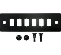 Адаптерная панель LANMASTER на 6 MPO адаптеров, для кроссов LAN-FOBM LAN-APM-6MPO