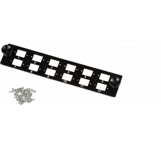 Адаптерная панель LANMASTER на 12 SC/24 LC адаптера, для кросса LAN-FOB10-1P LAN-FP10-12SC 1