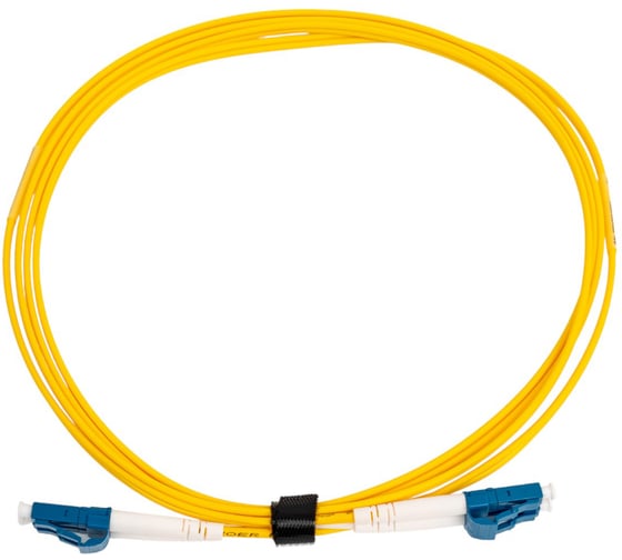 Патч-корд оптический , LSZH, дуплексный, LC/UPC-LC/UPC, SM OS2, 2 мм, 2.0 м LANMASTER LAN-2LC-2LC/SU/SL-2.0 1