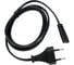 Кабель питания Cablexpert CEE 7/16-C7, 2х0.5мм2, 2.5А, 1.5м, черный, пакет, PC-184/2-1.5M 1