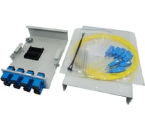 Кросс настенный НК-Групп W8-SC/SM-8-8-1- в комплектации на 8 портов W8SCU8