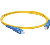 Оптический патч-корд NEWMAX NM симлексный SC/UPC-SC/UPC, SM G.652D, 3.0 мм, желтый, 3.0 м NM-SC-SC/SU-3.0