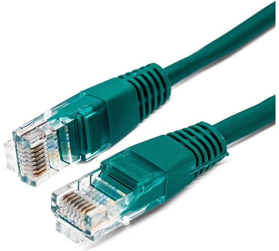 Кабель патч-корд Filum U/UTP 6 кат. 2м 26AWG(7x0.16 мм), чистая медь, LSZH, зеленый FL-U6-C-LSZH-2M-G 1