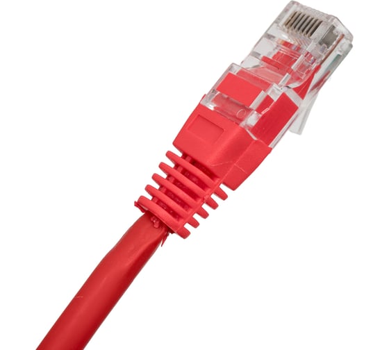 Кабель патч-корд Filum U/UTP 6 кат. 0.25м 26AWG(7x0.16 мм), чистая медь, LSZH, красный FL-U6-C-LSZH-0.25M-R