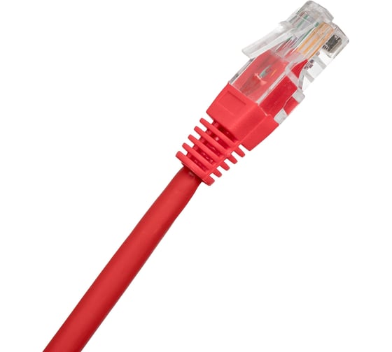 Кабель патч-корд Filum U/UTP 6 кат. 0.25м 26AWG(7x0.16 мм), чистая медь, LSZH, красный FL-U6-C-LSZH-0.25M-R