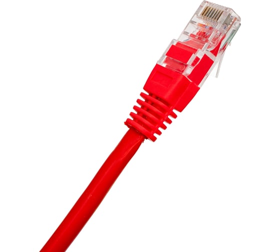 Кабель патч-корд Filum U/UTP 6 кат. 0.5м 26AWG(7x0.16 мм), чистая медь, LSZH, красный FL-U6-C-LSZH-0.5M-R