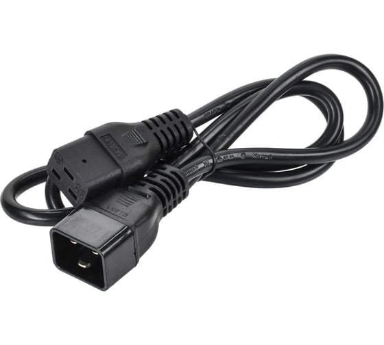 Кабель электропитания ITK PDU, 3х1,5, 1М, с разъёмами С19-C20 PC-C19C20-1M