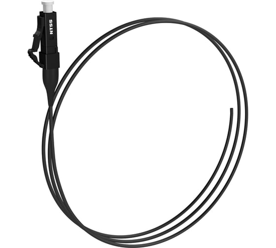 Оптический пигтейл NTSS LC/APC 9/125мкм 1.5м LSZH чёрный NTSS-PGT-LC/A-9-1.5-BL 1