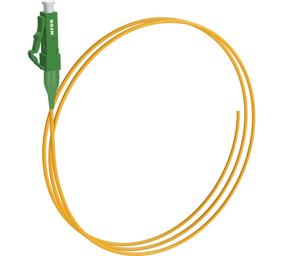Оптический пигтейл NTSS LC/APC 9/125мкм 1.5м LSZH NTSS-PGT-LC/A-9-1.5 1