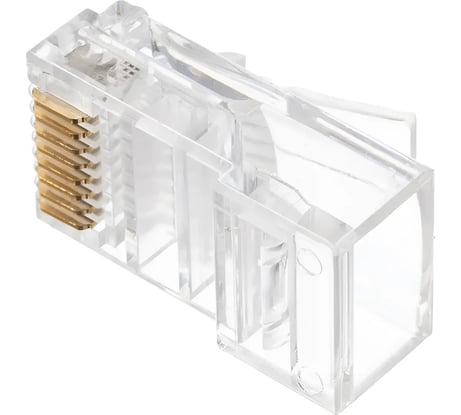 Вилка W&T RJ-45 8P8C ДЛЯ КАБЕЛЯ UTP WT-6002A