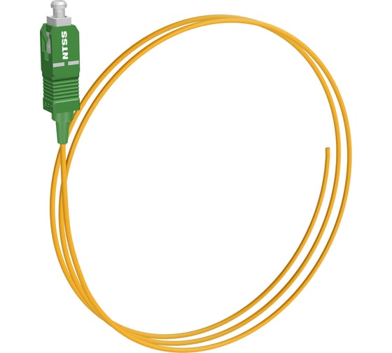 Пигтейл оптический NTSS SC/APC 9/125мкм, 1.5м, LSZH, NTSS-PGT-SC/A-9-1.5