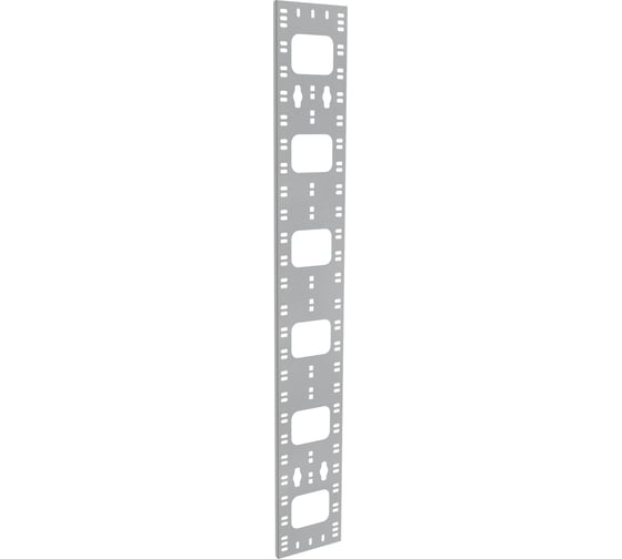 Органайзер кабельный вертикальный ITK 150х12мм 47U серый CO35-15047-R 1