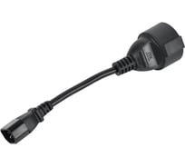 Адаптер ITK PDU, сечением 3х1,5, 10см, с разъёмами C14 и Schuko PC-C14D-10CM