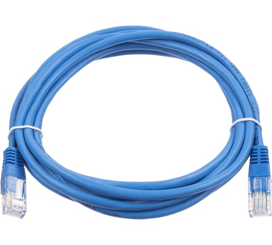 Патч-корд W&T 5М, UTP, КАТЕГОРИЯ 5E, СИНИЙ WT-2038A5 BLUE