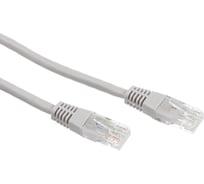 Патч-корд W&T 1М UTP, КАТЕГОРИЯ 6, СЕРЫЙ WT-2038B-1 GREY
