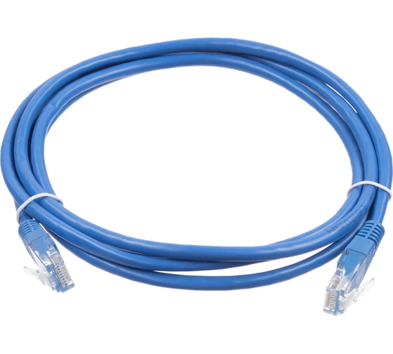 Патч-корд W&T 2М, UTP, КАТЕГОРИЯ 5E, СИНИЙ WT-2038A2 BLUE