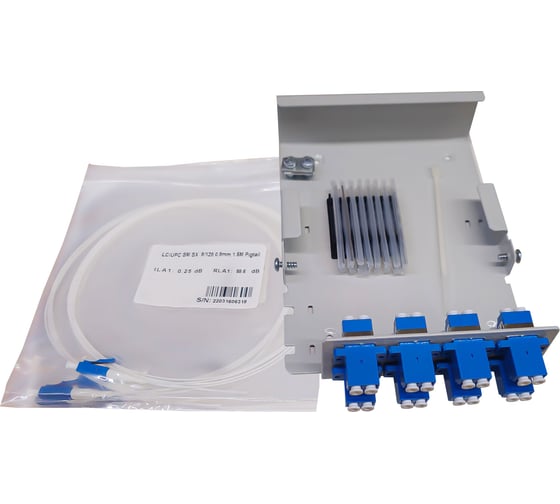 Кросс настенный НК-Групп W8-LC/UPC/SM-8d-16-1 - в комплектации на 16 портов W8LCU8d 1