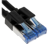 Кабель Ugreen NW153 Cat8 CLASSⅠF/FTP Round Ethernet Cable With Braid. Длина: 15м. Цвет: черный 30799_