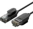 Кабель Ugreen NW122 CAT 6A Pure Copper Ethernet Cable. Диаметр: 2,8. Длина: 10м. Цвет: черный 70656 1