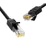 Кабель Ugreen сетевой плоский NW102 Cat 6 8-Core U/UTP Ethernet Cable. Длина: 3м. Цвет: черный 50175_ 1