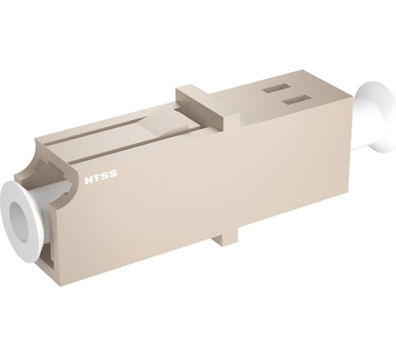 Адаптер оптический NTSS PREMIUM симплекс LC OM2 BEIGE NTSS.LC/U-PM-OM2-S-BG