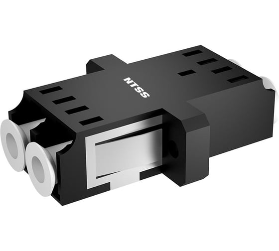 Адаптер оптический NTSS PREMIUM дуплекс LC SM/MM BLACK NTSS.2LC/U-PM-SM/MM-S-BL 1