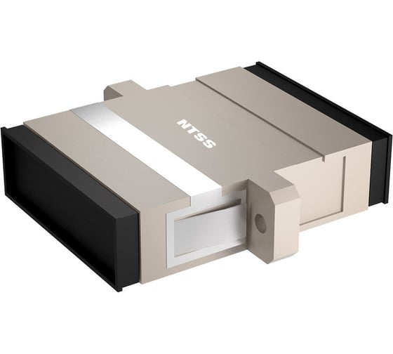 Адаптер оптический NTSS PREMIUM дуплекс SC OM2 BEIGE NTSS.2SC/U-PM-OM2-S-BG 1