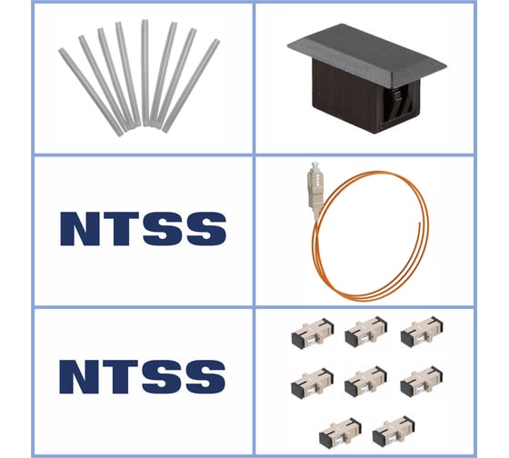 Кросс оптический настенный NTSS Микро 8, укомплектованный, 4 порта SC/UPC, 50/125 мкм (сплошная панель, ложемент, пигтейлы, КДЗС, адаптеры) серый RAL 7035 NTSS-WFOBМк-4(8)-SC/U-50-SP1.5G0AY
