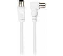 Антенный кабель SMARTBUY разъемы M-F, угловой разъем, длина 5.0 м K-TV125