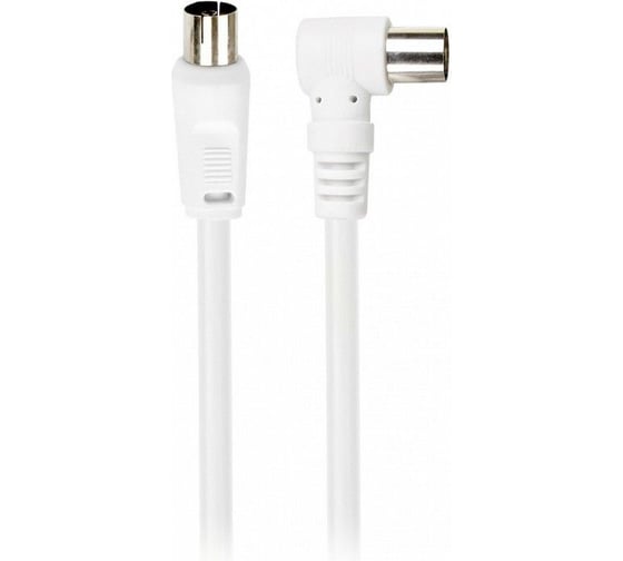Антенный кабель SMARTBUY разъемы M-F, угловой разъем, длина 5.0 м K-TV125