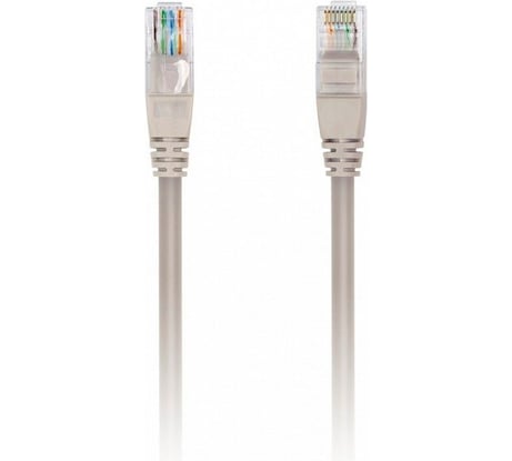 Патч-корд литой SMARTBUY UTP категория 5e, 30 м серый (K09300) K-09300-15