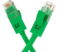 Прямой патч-корд RJ45 GCR 40.0m UTP категории 5e, зеленый, 24 AWG, 1 Гбит/с, T568B VIVLNIC05-40.0m