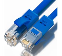 Прямой патч-корд RJ45 GCR PROF 5.0m, 24 AWG, ethernet 1 Гбит/с, T568B VIVLNIC011-5.0m